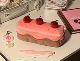 Cherry Cake Plush Pencil Case