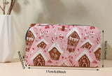 Gingerbread House/Candy Cane Makeup Bag