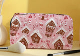 Gingerbread House/Candy Cane Makeup Bag