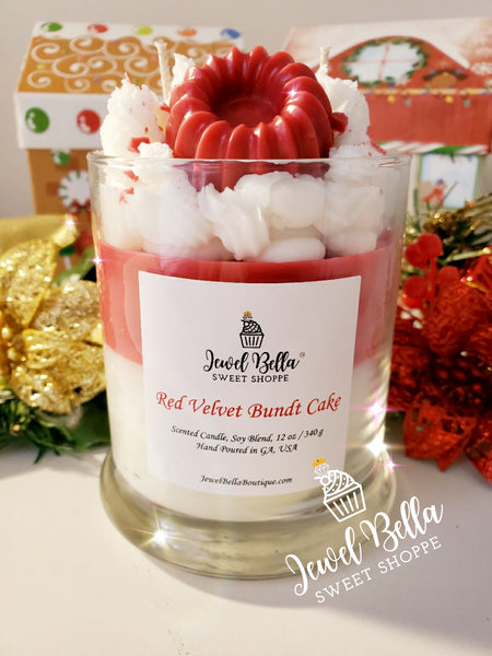 Red Velvet Bundt Cake Scented Candle 12 oz.