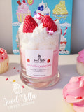 Strawberry Cupcake Scented Candle 12 oz.