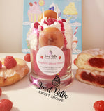 Raspberry Glazed Donut Scented Candle 12 oz.