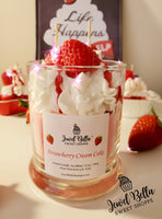 Strawberry Cream Cake Scented Candle 12 oz.